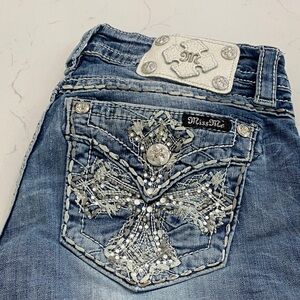 Miss Me Women's Denim with Silver Embellishments